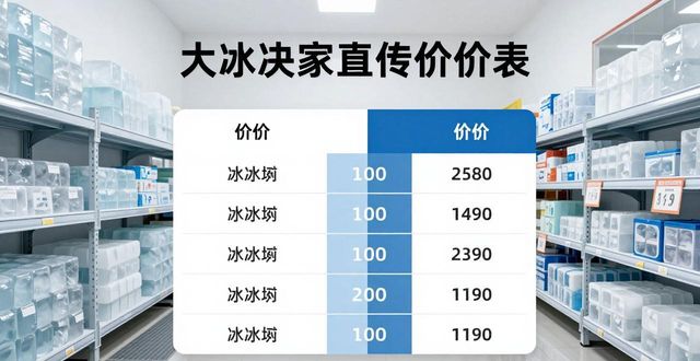 大冰块批发厂家怎么选？无锡直供渠道靠谱吗