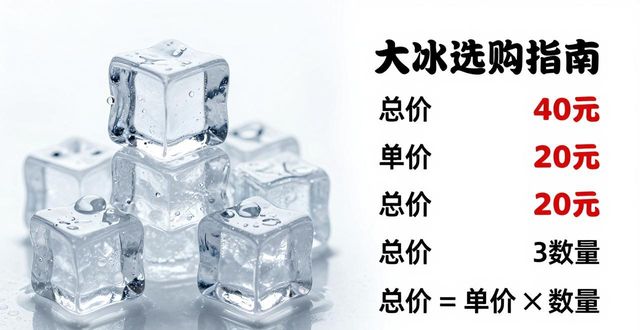大冰块价格到底怎么算？无锡冰块选购指南
