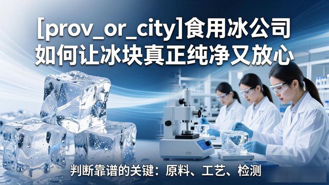 无锡食用冰公司如何让冰块真正纯净又放心